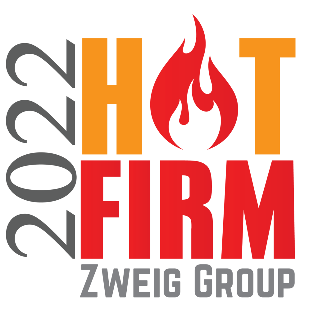 2022 Hot Firm Zweig Group Award Logo