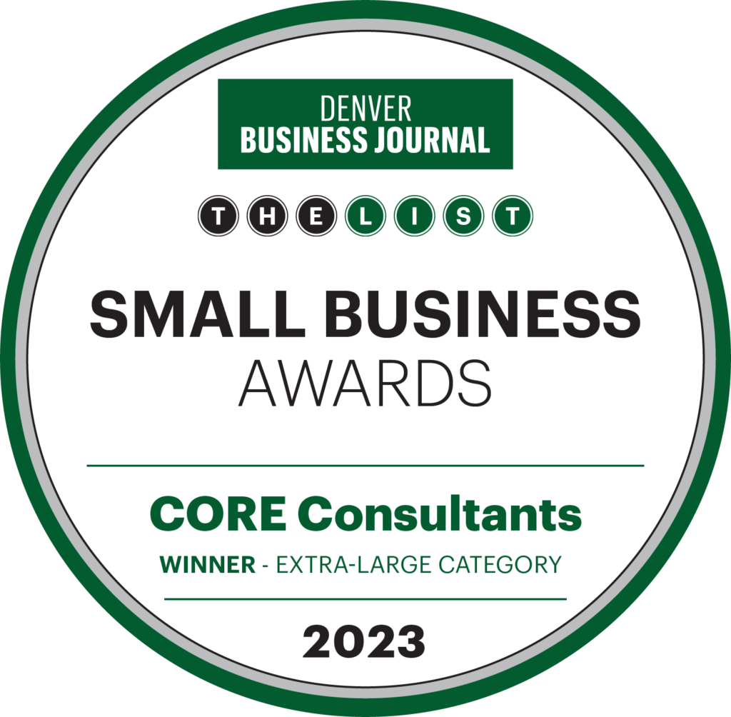 Denver Business Journal 2023 Small Business Awards Winner emblem